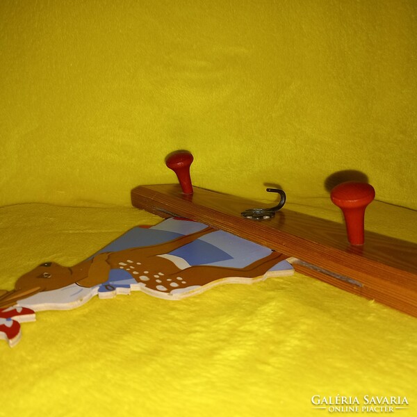 Fairy tale character, wooden wall hanger, hanger.