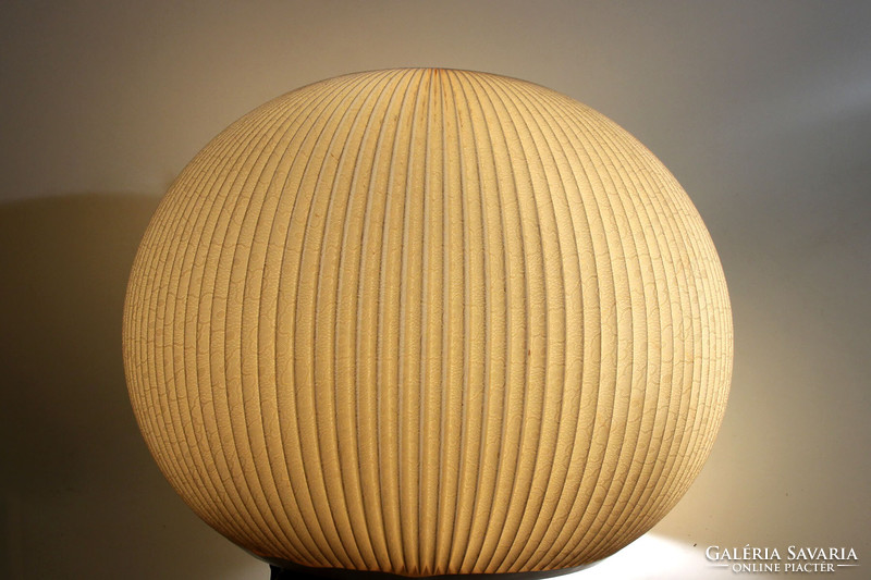 Retro ceiling lamp d=42cm m=32cm | pleated lamp shade shade fabric patterned paper