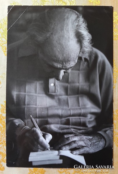 Déry Tibor író, utolsó fényképe - Ács Irén képe