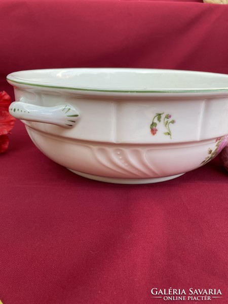 2 Ears with ears inside also with flowers patty bowl soup bowl peasant bowl nostalgia piece peasant coma bowl