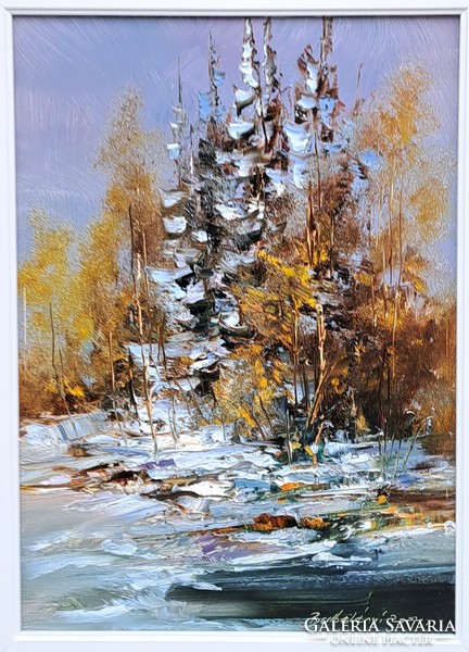 László Bubelényi (1953-2018): winter forest