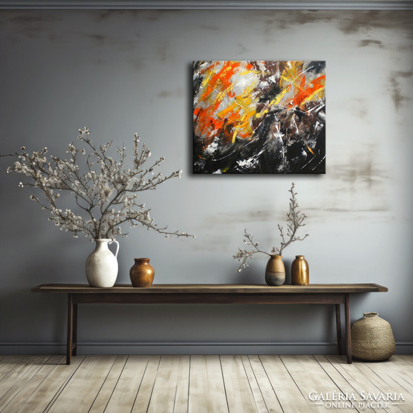 Modern abstract - 60x50cm abstract painting
