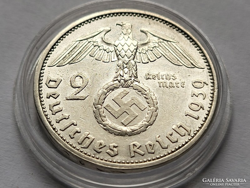 III. Empire silver 2 marks 1939 a.