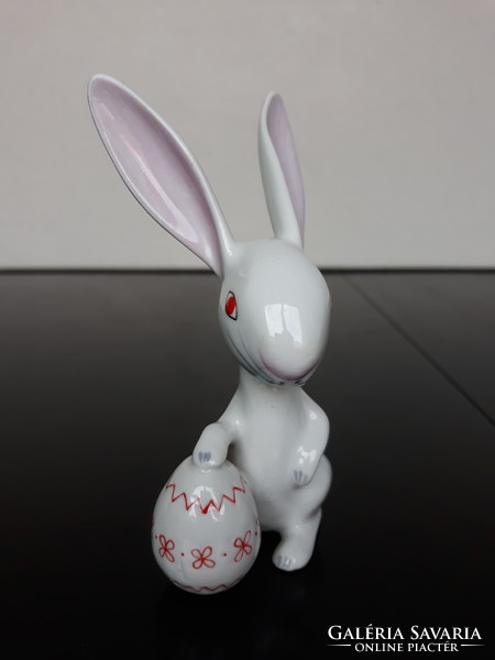Aquincum porcelain Easter bunny with male egg