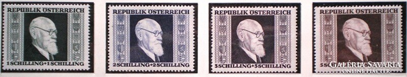 A772-5 /  Ausztria 1946  Dr. Karl Renner bélyegsor postatiszta