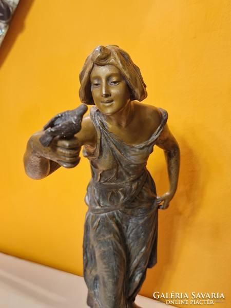 Beautiful art nouveau statue