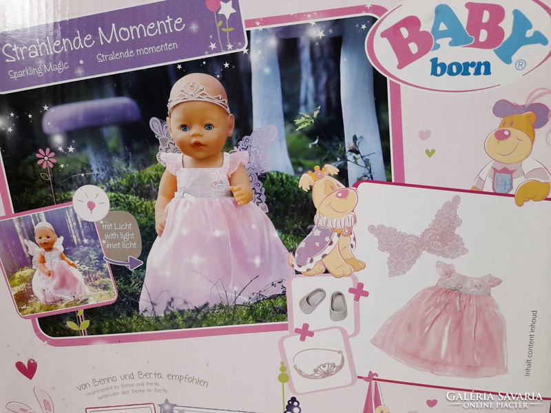 New unopened baby born illuminated fairy dress