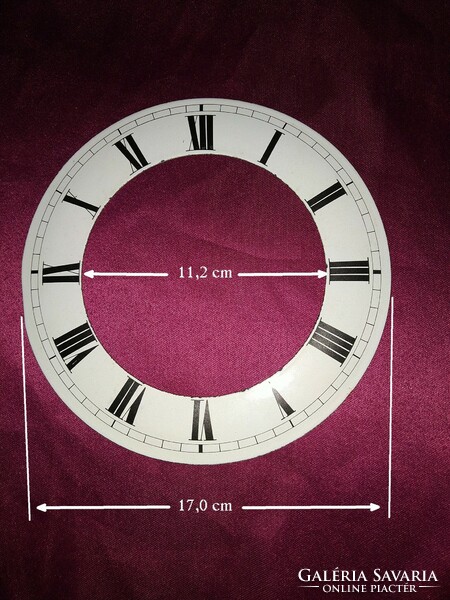 Dial for wall clock structure - enamelled.