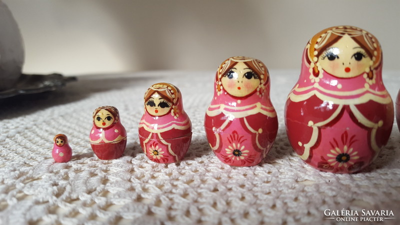 Rare 10-piece matryoshka doll