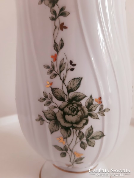 Hollóházi erika patterned vase