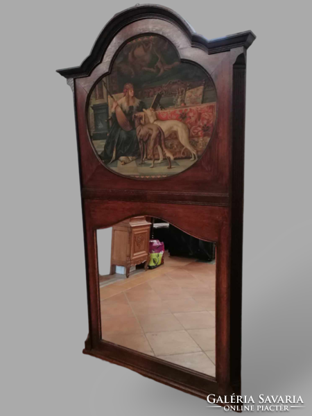 Mirror painting with insert