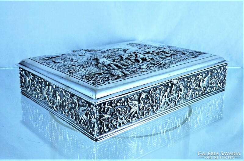 Beautiful, antique silver box, Holland!!!