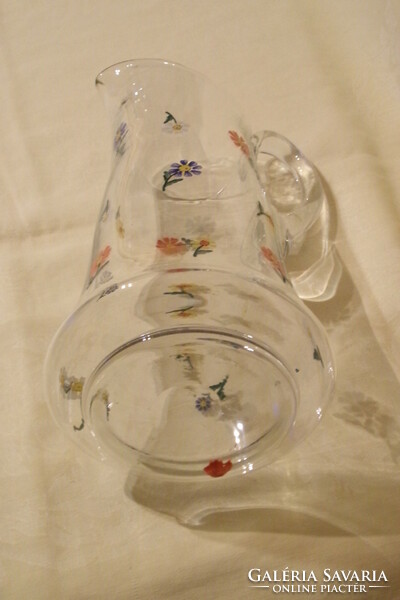 Glass jug wine glass jug retro 27x14 1.3l