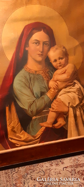 Nagyméretű Szentkép, Szűz Mária kis Jézussal