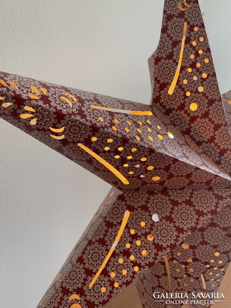 Ikea table lamp with star shade