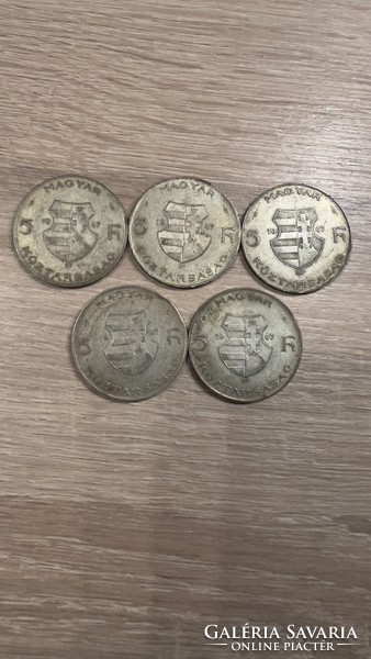 5db. 1947 Ezüst Kossuth 5 Forint