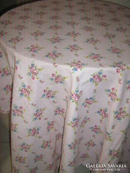 Beautiful pink vintage English rose tablecloth tablecloth