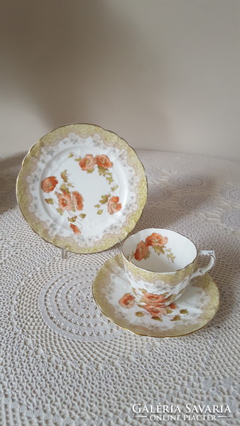Antique English bridgwoods bone china hot chocolate set