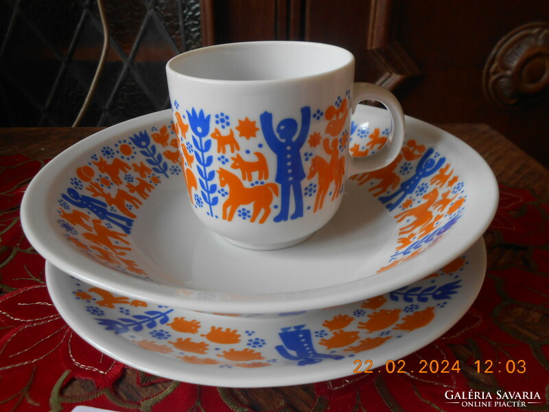 Alföldi children's tableware (Norwegian pattern)