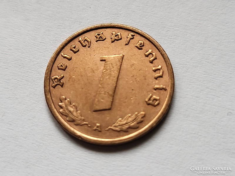 III. Empire nice copper 1 pfennig 1939 a.