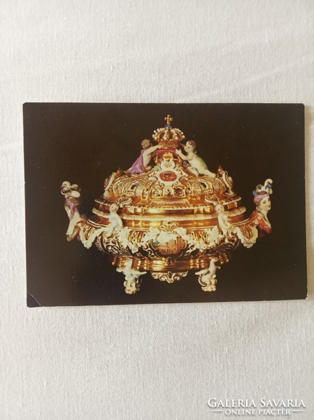 Képeslapkollekció a Meisseni Állami Porcelánmanufaktúra porcelángyűjteményéről