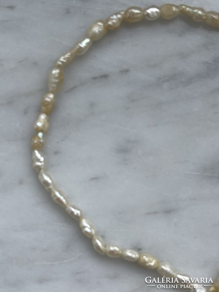 Baroque pearl bracelet, elegant jewelry.
