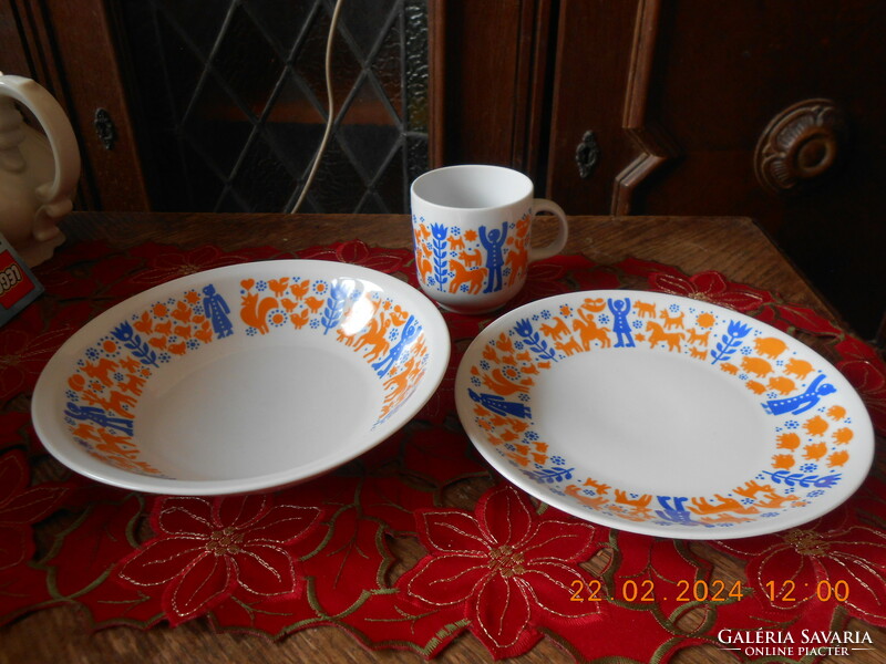 Alföldi children's tableware (Norwegian pattern)