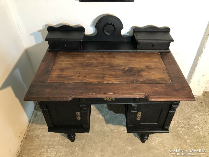 Desk, old desk, tin German desk, loft, vintage, industrial style