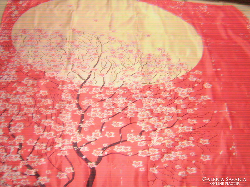 Beautiful cherry blossom wooden Turkish tablecloth