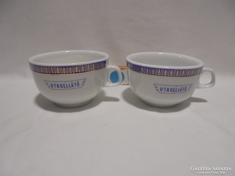 Two passenger soup cups - together