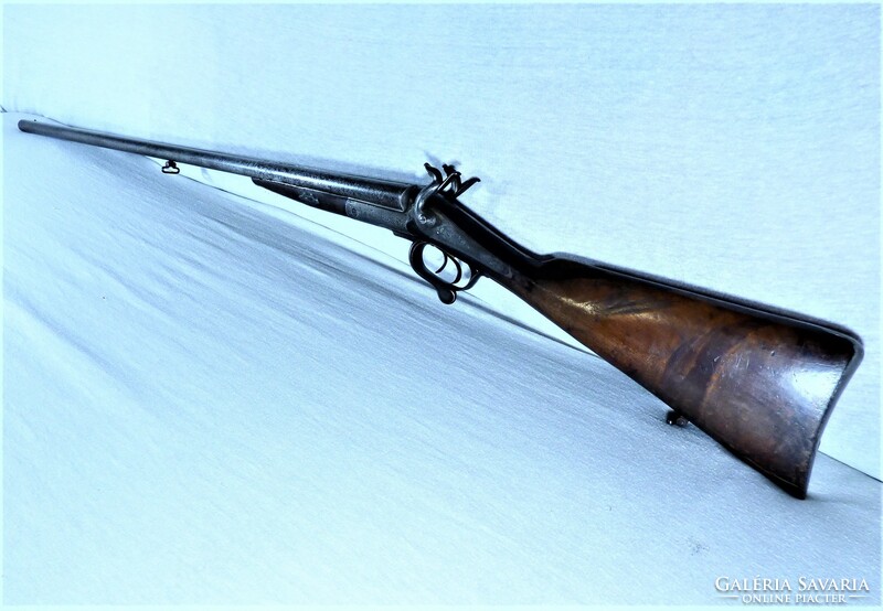 Beautiful, antique, double-barrel lefacheaux rifle, Paris, 1855 - 1870!!!