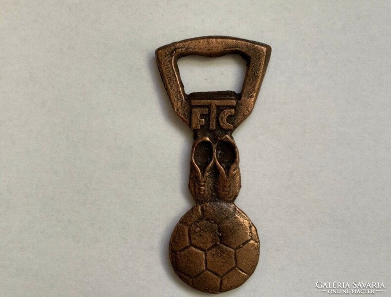 Ftc, fradi 1976 rare copper bottle opener, collector's item, Ferencváros
