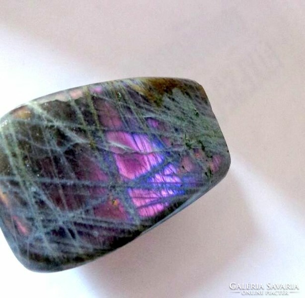 Labradorite with purple pink highlights