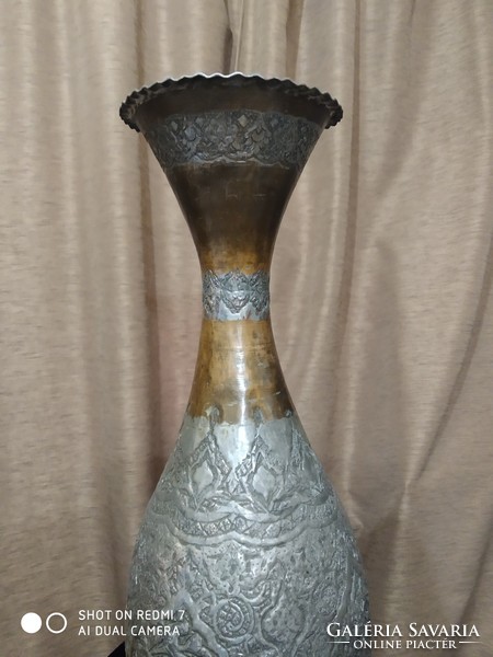 Persian /Arabic/ floor vase (tinned copper) hand embossed. --720mm high.