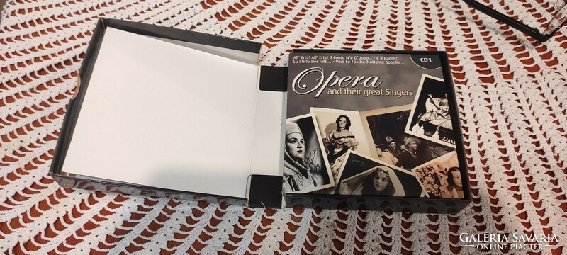 10 db-os Gyönyörű állapotban díszdobozos Opera zenei CD csomag