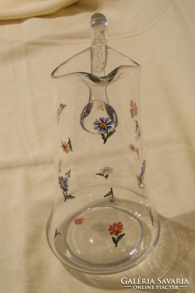 Glass jug wine glass jug retro 27x14 1.3l