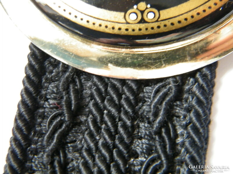 Very nice art nouveau style fire enamel buckle belt (guts from the 1980s)