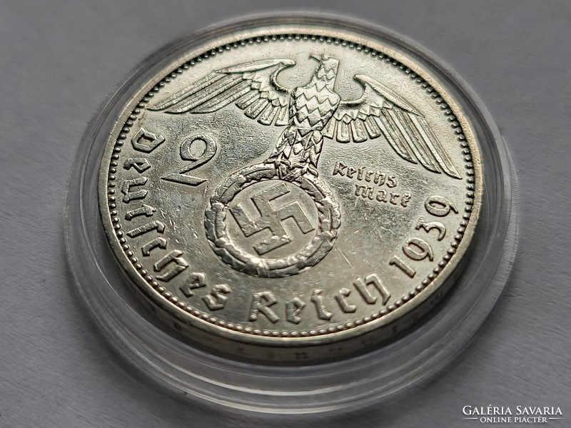 III. Empire silver 2 marks 1939 a.