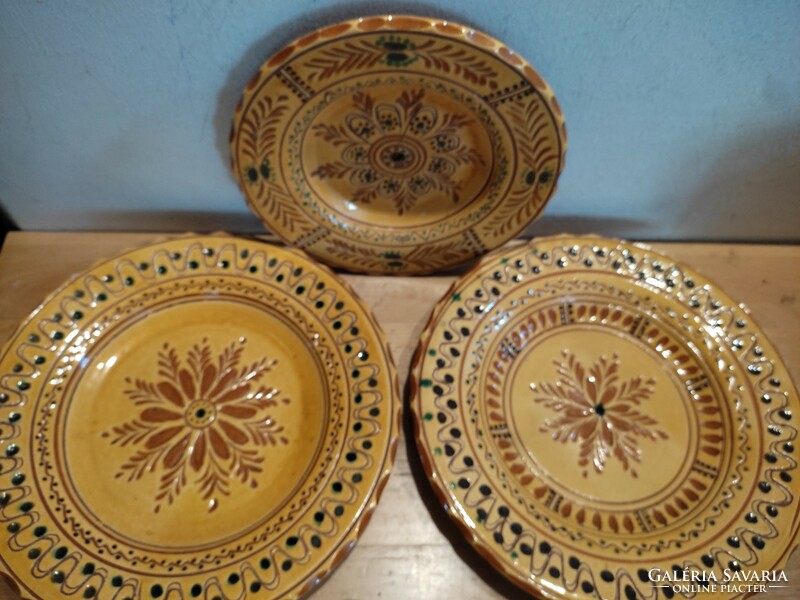 István Teimel ceramic wall plates