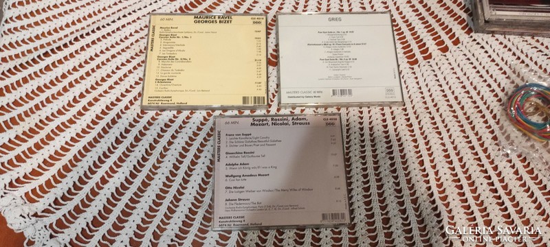 Ravel, Grieg, Suppé komolyzenei CD csomag