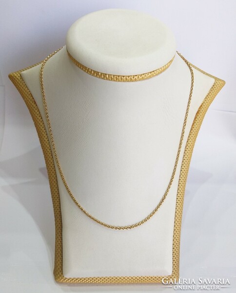 14K gold, 3.16g braided snake chain (no.: 24/76.)