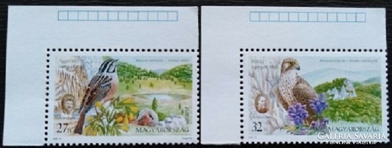 S4501-2s / 1999 Europa - Nemzeti parkjaink II.bélyegsor postatiszta ívsarki nyomdai jelzésekkel