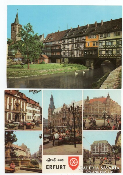 2 postcards, mail-clean, in one