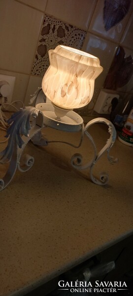 Wrought iron table lamp