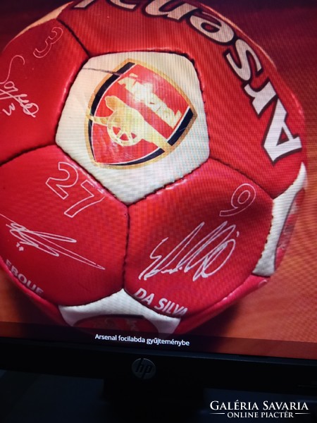 Arsenal football ball with signatures......