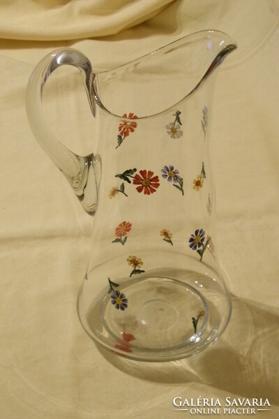 Glass jug wine glass jug retro 27x14 1.3l