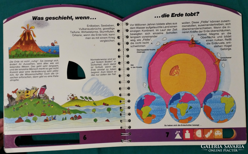 Carlo A. Michelini:Schau hinein in unsere Erde - Nézz bele a földünkbe, német nyelvű képeskönyv