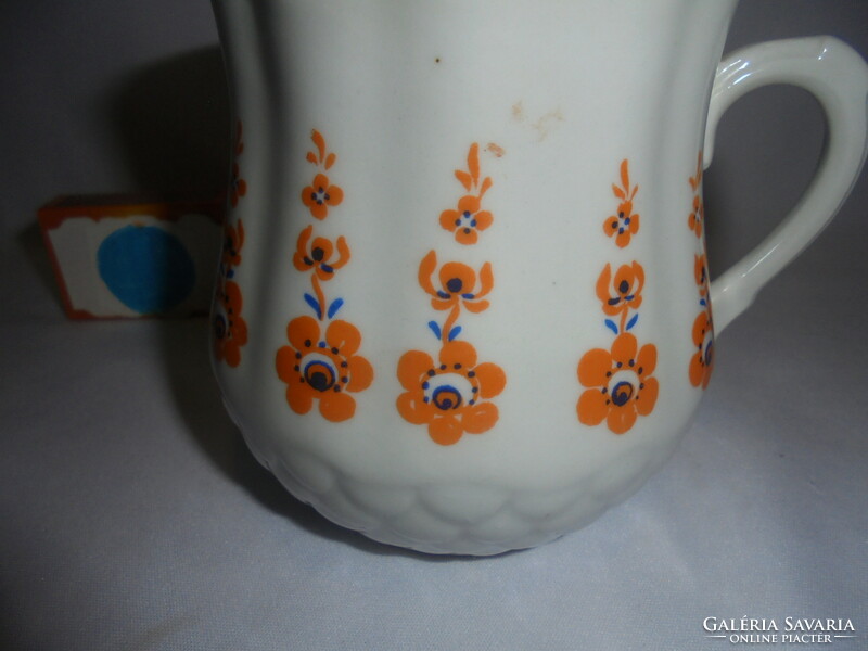 An old Zsolnay mug with a pot belly