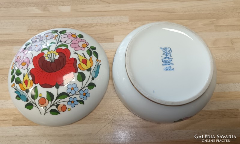 Kalocsa mintás porcelán bonbonier