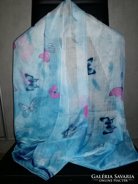 Spring butterfly scarf